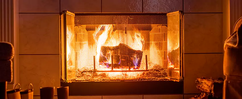 Mendota Hearth Landscape Fireplace Installation in Brunswick, Georgia