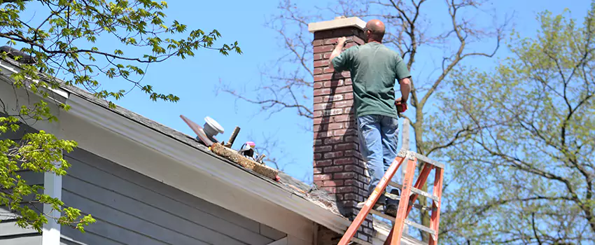 Vinyl and PVC Chimney Flashing Installation in Brunswick, GA