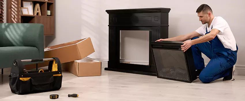 Old Rusted Metal Fireplace Repair And Replacement in Brunswick, GA