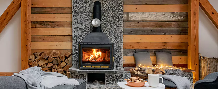 Thelin Hearth Products Direct Vent Gas Stove Fireplace Inspection in Brunswick, Georgia